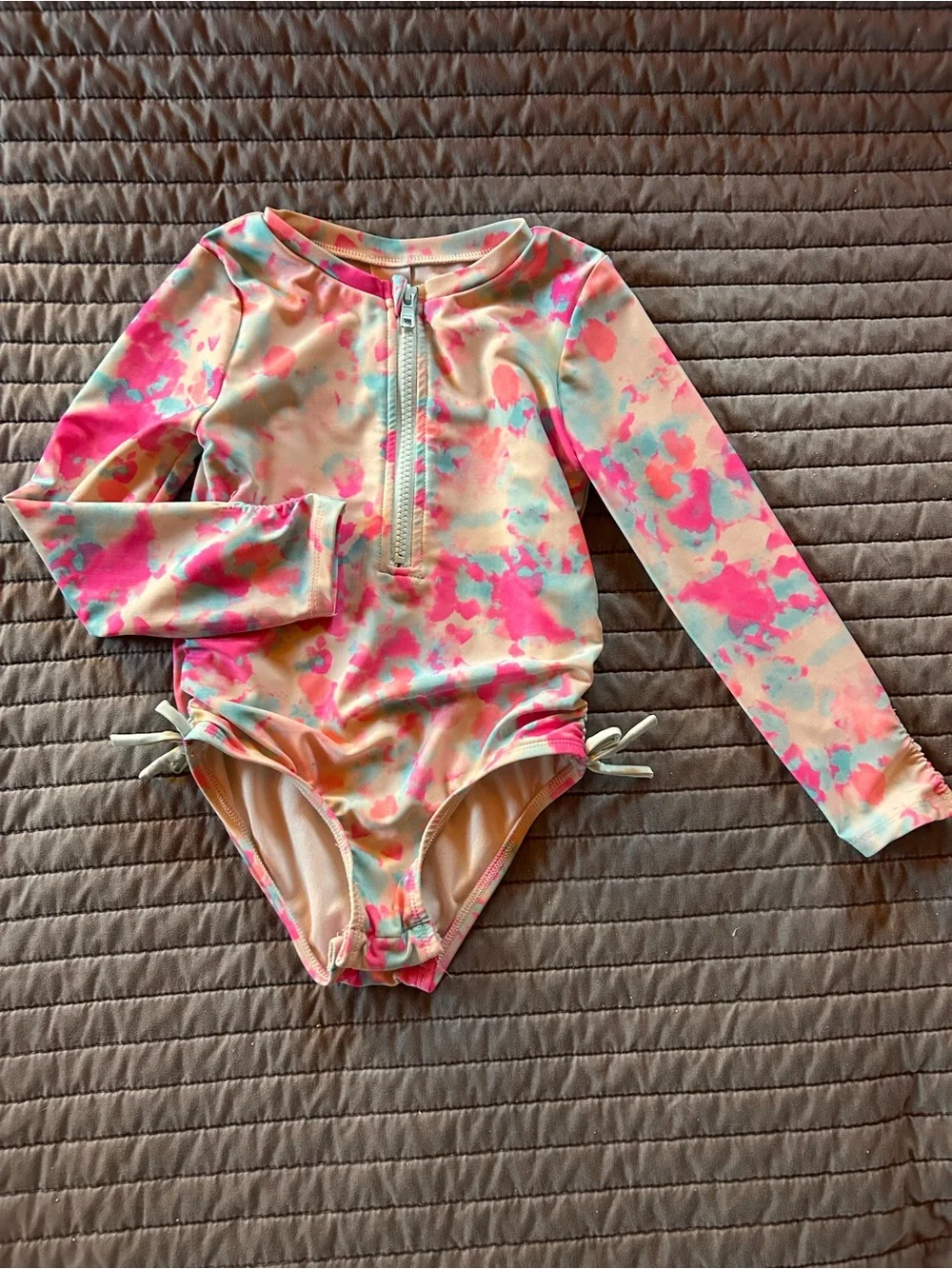 Cat & Jack Long-Sleeve One-Piece Swimsuit